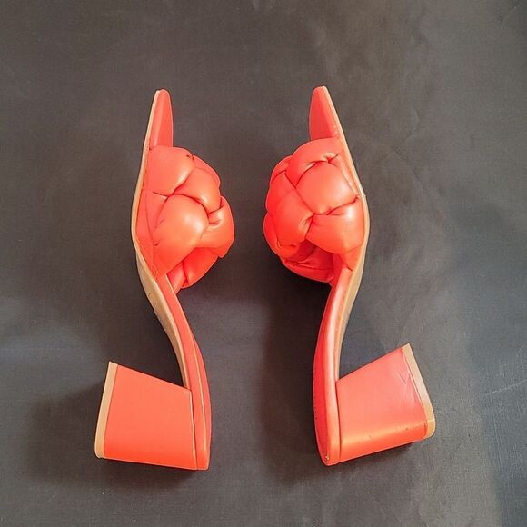 BRAND NEW NINE WEST BRAIDED STRAP DESIGN DETAIL CHUNKY HEELED MULE - Picture 7 of 16